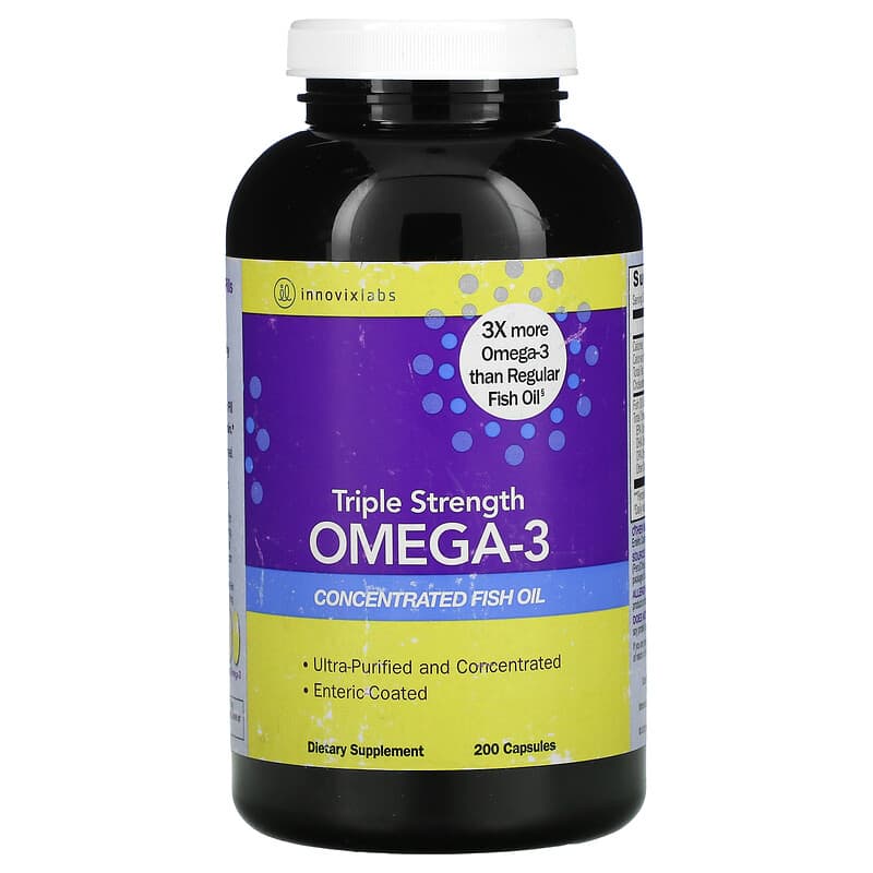Viên uống Omega-3 InnovixLabs Triple Strength 200 viên 10 innovixlabs triple strength omega 3 200 capsules 94916 794504487565