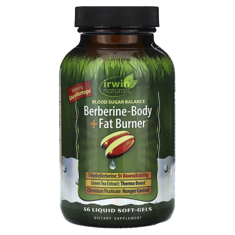 Irwin Naturals, Berberine-Body + Fat Burner, 56 viên 840081410448