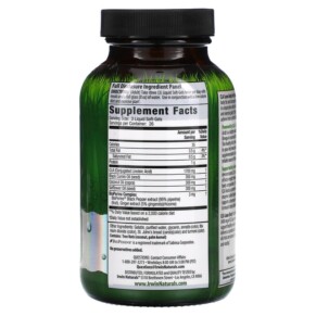 Irwin Naturals CLA Giảm Mỡ Cơ Thể 80 viên nén Lỏng 3 Thành phần vi chất của Irwin Naturals CLA Lean Body Fat Reduction 80 Liquid Soft-Gels 710363582258