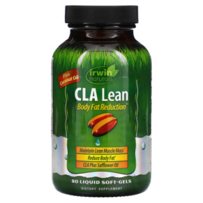 Thực phẩm bổ sung Irwin Naturals CLA Lean Body Fat Reduction 80 Liquid Soft-Gels 710363582258