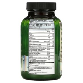 Thành phần vi chất của Irwin Naturals Sunny Mood with Rhodiola 75 Liquid Soft-Gels 710363580513