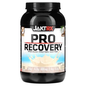 Thực phẩm bổ sung Jakt-RX Pro Recovery Premium Protein Matrix French Vanilla 2 lb (908 g) 629046954025