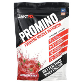 Thực phẩm bổ sung Jakt-RX Promino Patented Muscle Activator Raspberry Rush 17.7 oz (504 g) 629046957019