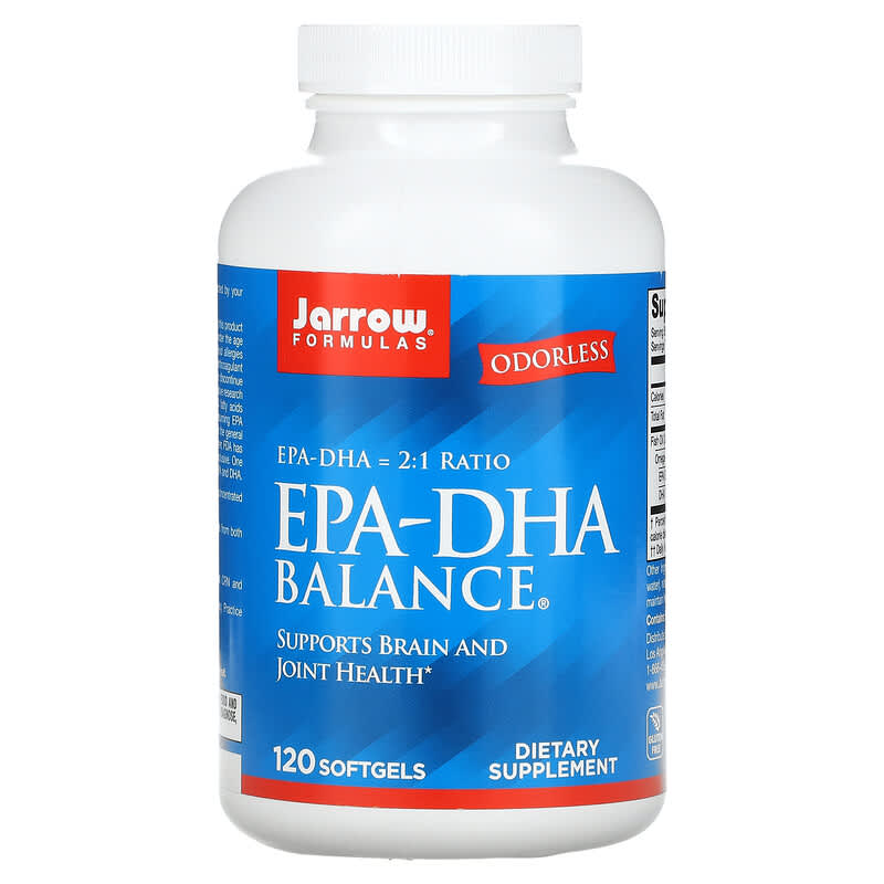 Jarrow Formulas EPA-DHA Balance 120 viên mềm 10 jarrow formulas epa dha balance 120 softgels 4571 790011160366