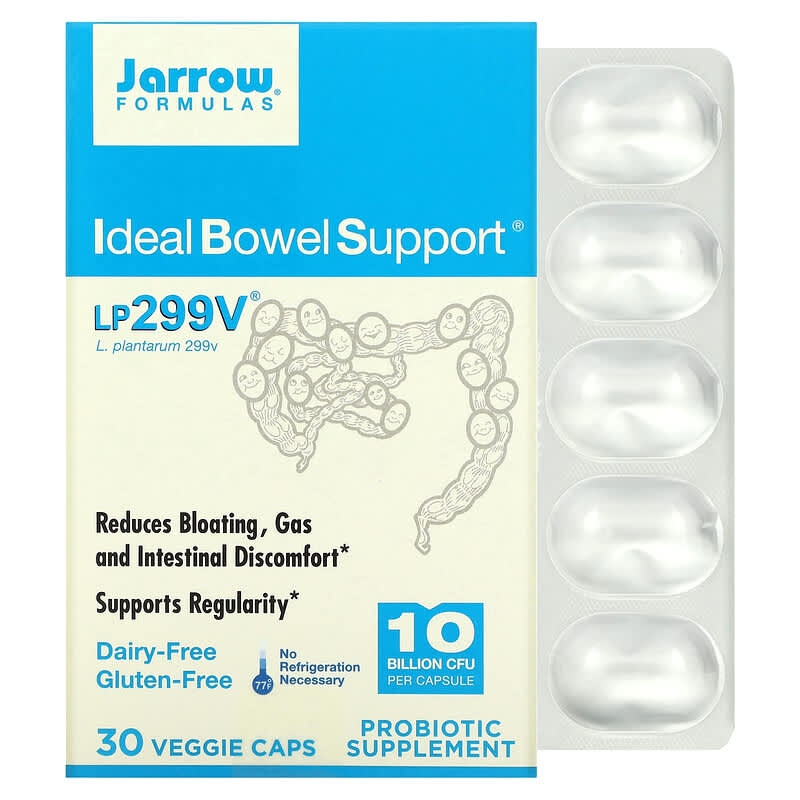 Jarrow Formulas Hỗ Trợ Ruột Lý Tưởng 10 tỷ 30 viên chay 10 jarrow formulas ideal bowel support 10 billion 30 veggie caps 23209 790011030287