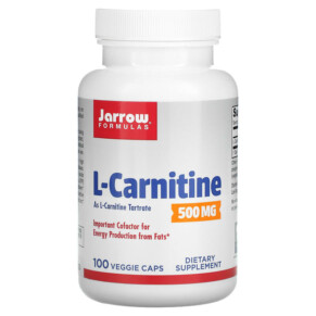 Thực phẩm bổ sung Jarrow Formulas L-Carnitine 500 mg 100 Veggie Caps 790011020028
