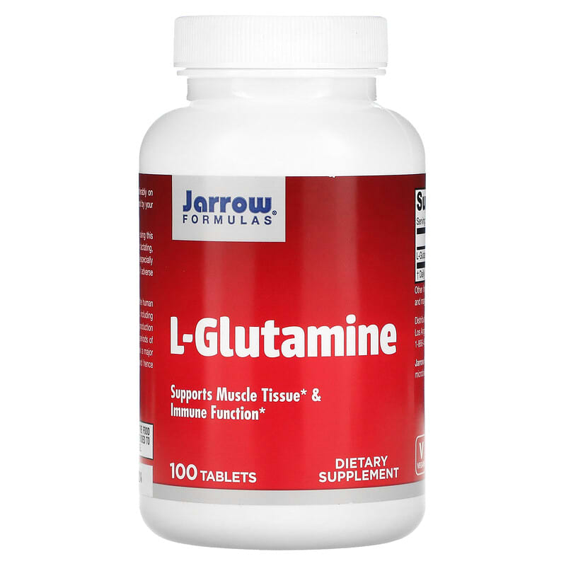 Jarrow Formulas L-Glutamine 100 viên 10 jarrow formulas l glutamine 100 tablets 185 790011150336