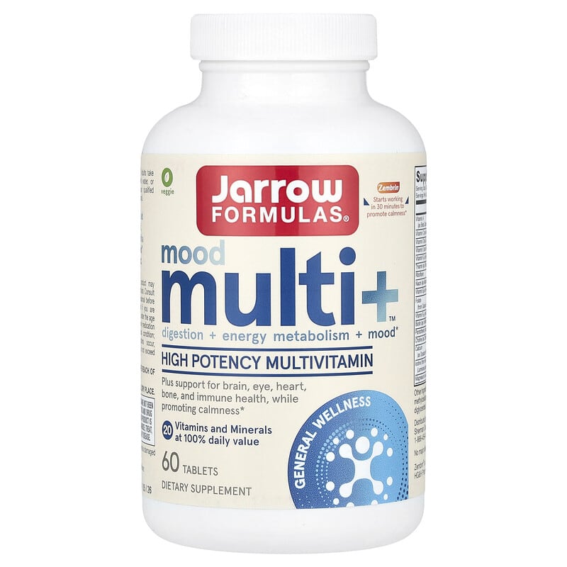 Jarrow Formulas, Mood Multi+™, 60 viên 790011010524
