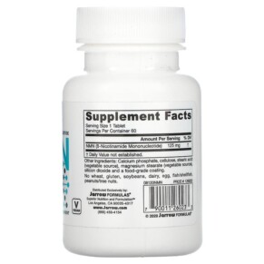 Viên uống Jarrow Formulas NMN 125 mg 60 viên 3 Thành phần vi chất của Jarrow Formulas NMN 125 mg 60 Tablets 790011260233