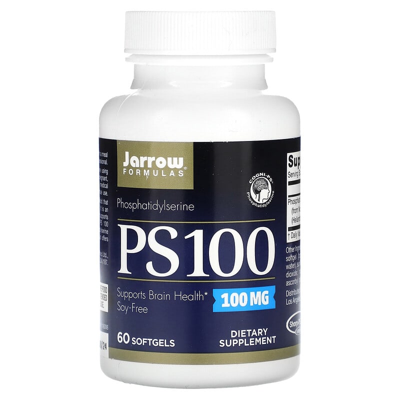 Jarrow Formulas PS100 Phosphatidylserine 100 mg 60 viên mềm 10 jarrow formulas ps100 phosphatidylserine 100 mg 60 softgels 273 790011160069
