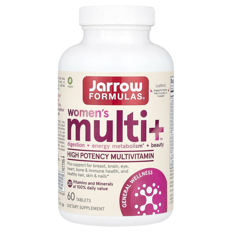 Viên uống đa vitamin cho nữ Jarrow Formulas Women's Multi+ 60 viên 10 jarrow formulas women s multi 60 tablets 144483 790011010517
