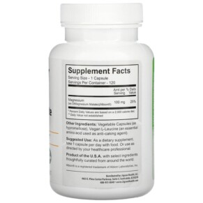 Jigsaw Health MagPure Malate 120 viên nang 3 Thành phần vi chất của Jigsaw Health MagPure Malate 120 Capsules 876634001580