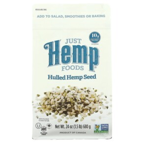 Thực phẩm bổ sung Just Hemp Foods Hulled Hemp Seeds 1.5 lbs (680 g) 628356221216