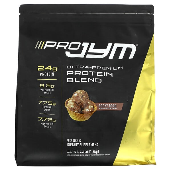 JYM Supplement Science Pro JYM Ultra-Premium Protein Blend Rocky Road 4,3 lb 1,9 kg 817047024292