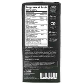 JYM Supplement Science SS8 Super Shredded Advanced Fat Burner 120 viên nang chay 3 Thành phần vi chất của JYM Supplement Science SS8 Super Shredded Advanced Fat Burner 120 Vegetarian Capsules 817047021437