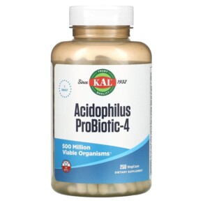 Thực phẩm bổ sung KAL Acidophilus Probiotic-4 250 VegCaps 021245500186