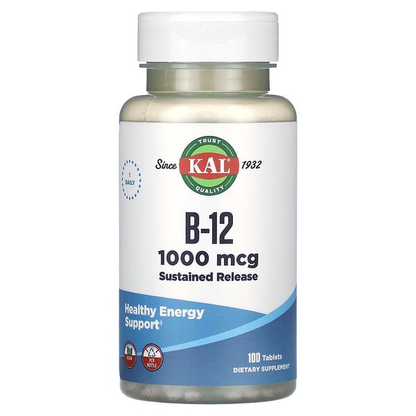 KAL B-12 1.000 mcg 100 viên 10 kal b 12 1 000 mcg 100 tablets 121420 021245534631