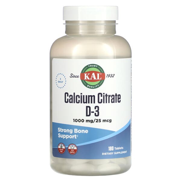 KAL Calcium Citrate D-3 180 viên 021245747642