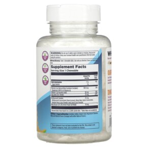 Thành phần vi chất của KAL Dinosaurs Immuno-Raptor Orange 60 Chewables 021245808244