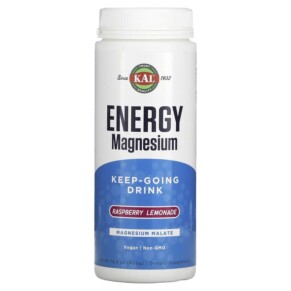 Thực phẩm bổ sung KAL Energy Magnesium Keep-Going Drink Raspberry Lemonade 14.3 oz (405 g) 021245789277