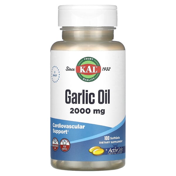 KAL Garlic Oil 2.000 mg 100 viên 1.000 mg/viên 021245702368