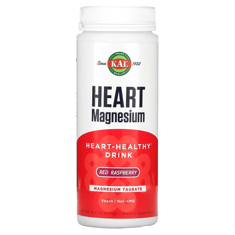Nước uống tốt cho tim KAL Heart Magnesium vị mâm xôi đỏ 15.7 oz (445 g) 10 kal heart magnesium heart healthy drink red raspberry 15 7 oz 445 g 98881 021245845560