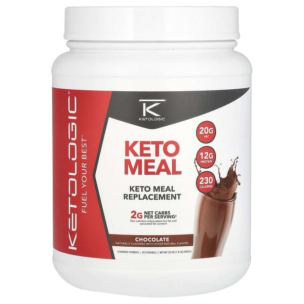 KetoLogic KetoMeal Meal Replacement Chocolate 1,8 lb 828 g 850014706197