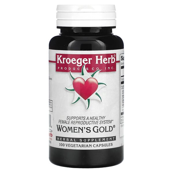 Kroeger Herb Co Women's Gold 100 viên chay 10 kroeger herb co women s gold 100 vegetarian capsules 15764 696916100394