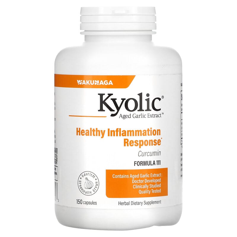 Chiết xuất Tỏi Già Kyolic Curcumin 150 viên nang 10 kyolic aged garlic extract curcumin 150 capsules 71349 023542111423