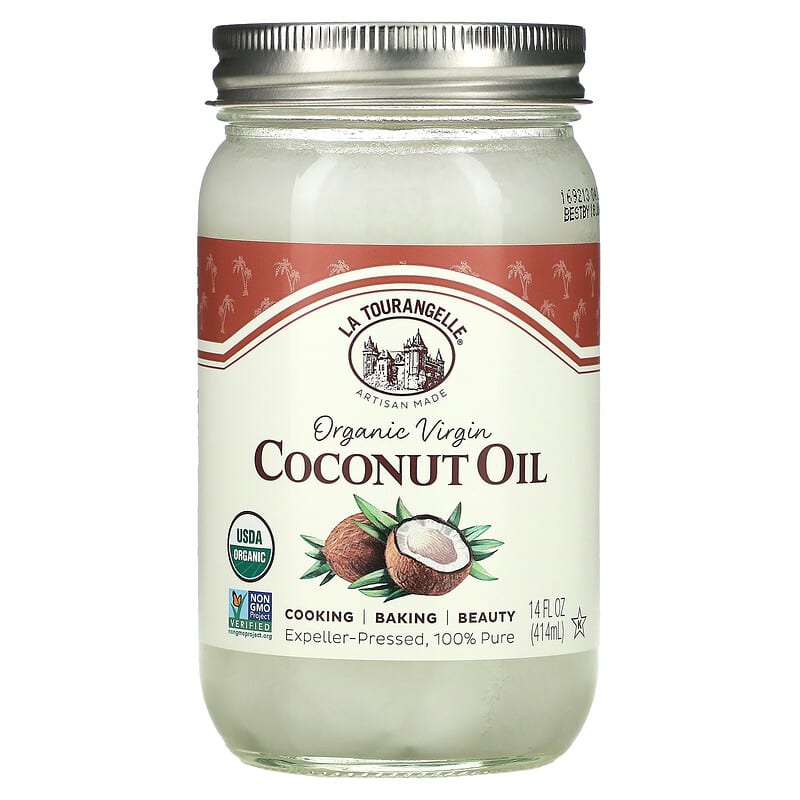 Dầu Dừa Nguyên Chất Hữu Cơ La Tourangelle 414ml 10 la tourangelle organic virgin coconut oil 14 fl oz 414 ml 73006 857190000736