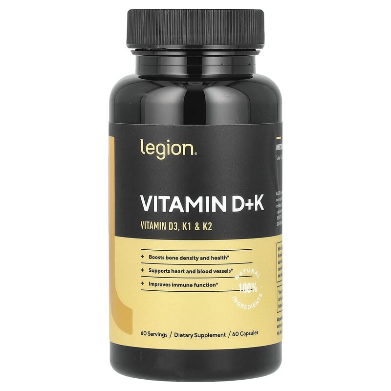 Legion Athletics, Vitamin D+K, 60 viên 850040346466