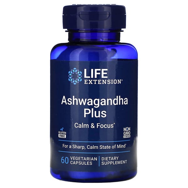 Life Extension Ashwagandha Plus 60 viên chay 737870251965