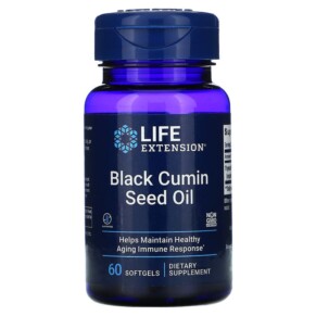 Thực phẩm bổ sung Life Extension Black Cumin Seed Oil 60 Softgels 737870170969