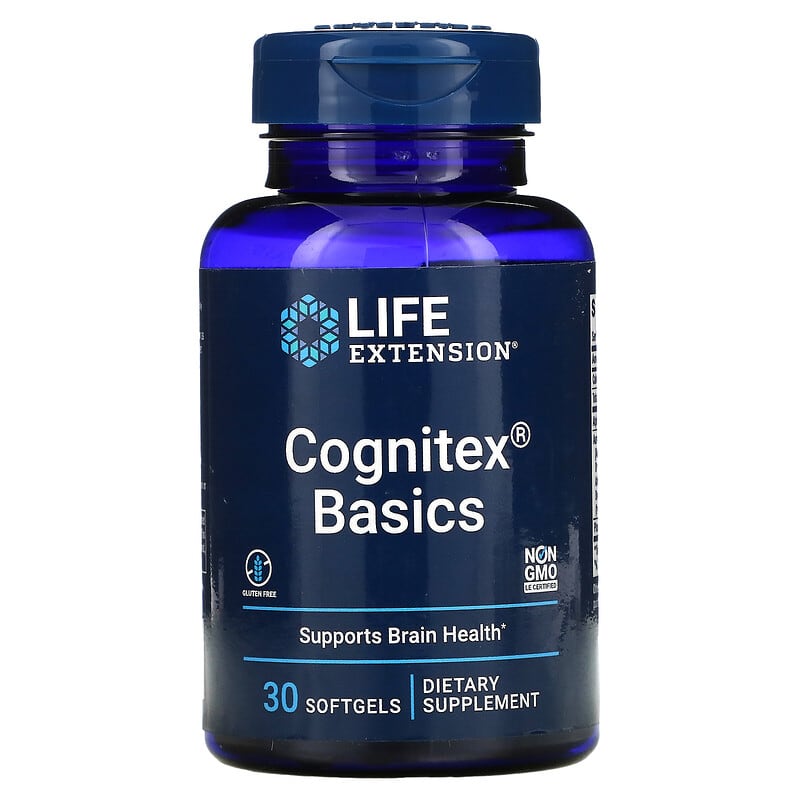 Viên uống bổ não Life Extension Cognitex Basics 30 viên nang mềm 10 life extension cognitex basics 30 softgels 86457 737870232131