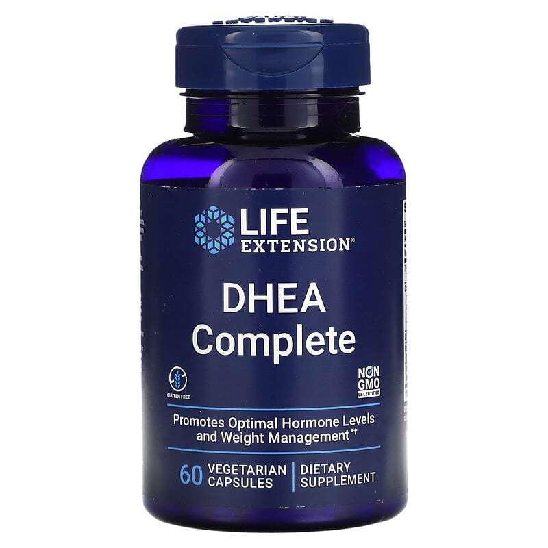 Viên uống DHEA Complete 60 viên thực vật của Life Extension 10 life extension dhea complete 60 vegetarian capsules 113510 737870247869