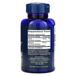 Thành phần vi chất của Life Extension Dopa-Mind 60 Vegetarian Tablets 737870200666