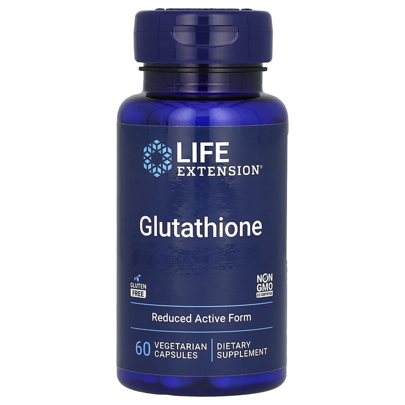 Viên uống Glutathione Life Extension 60 viên chay 10 life extension glutathione 60 vegetarian capsules 138619 737870252139