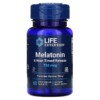 Thực phẩm bổ sung Life Extension Melatonin 6 Hour Timed Release 750 mcg 60 Vegetarian Tablets 737870178866