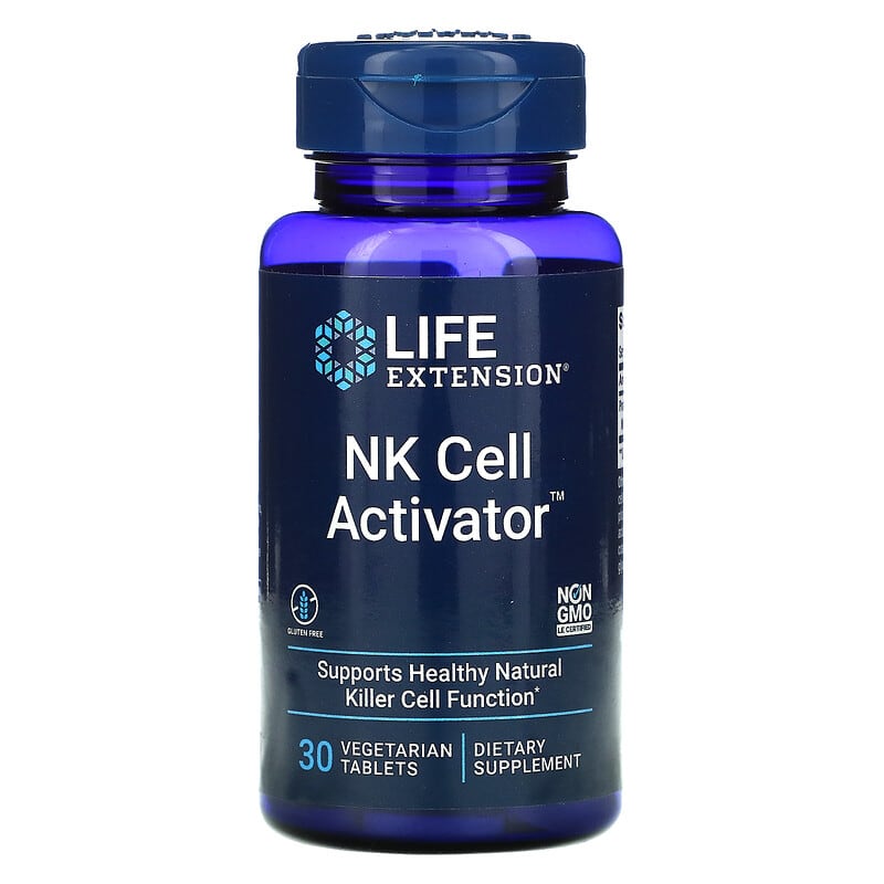 Viên uống kích hoạt tế bào NK Life Extension 30 viên chay 10 life extension nk cell activator 30 vegetarian tablets 62205 737870190332