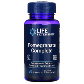 Thực phẩm bổ sung Life Extension Pomegranate Complete 30 Softgels 737870195337
