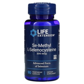 Thực phẩm bổ sung Life Extension Se-Methyl L- Selenocysteine 200 mcg 90 Vegetarian Capsules 737870187998