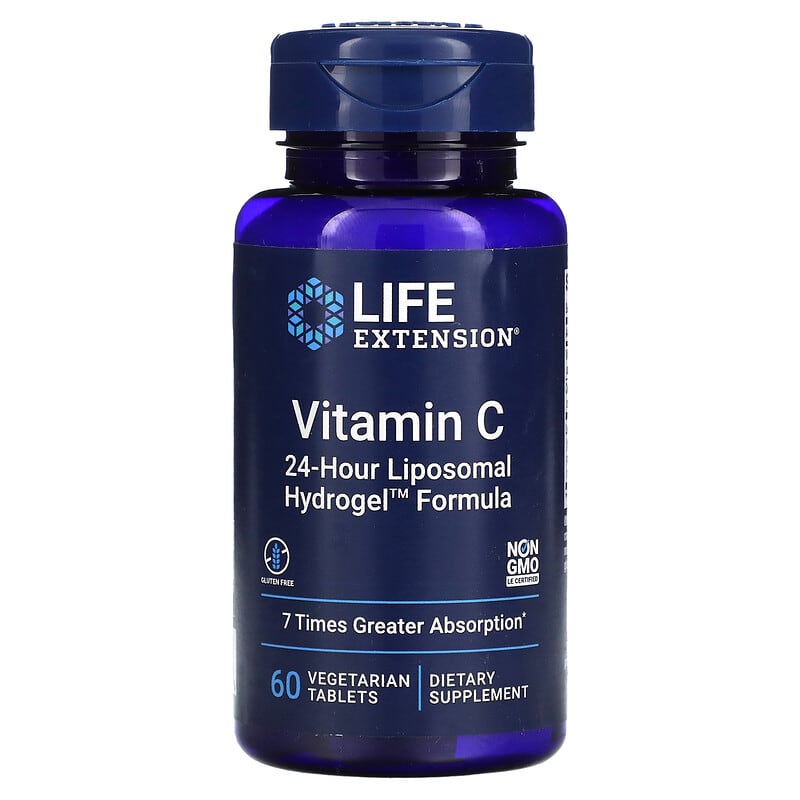 Viên uống Vitamin C 60 viên thực vật Life Extension 10 life extension vitamin c 60 vegetarian tablets 114462 737870250166