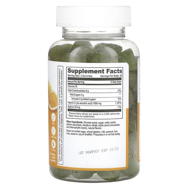 Lifeable Maximum Strength Vitamin C Gummies Natural Fruit 1.050 mg 90 viên nhai 350 mg/viên 9 Lifeable Maximum Strength Vitamin C Gummies Natural Fruit 1.050 mg 90 viên nhai 350 mg/viên 810102730015