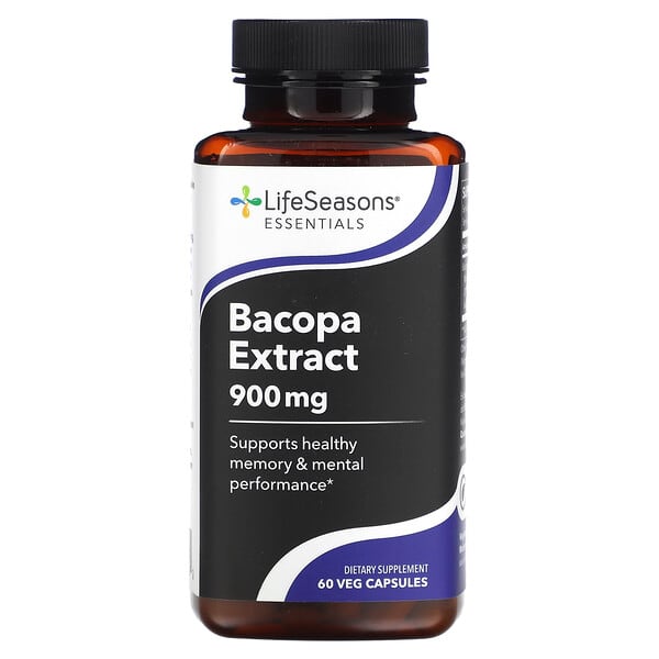 LifeSeasons Bacopa Extract 900 mg 60 viên 450 mg/viên 810034441522
