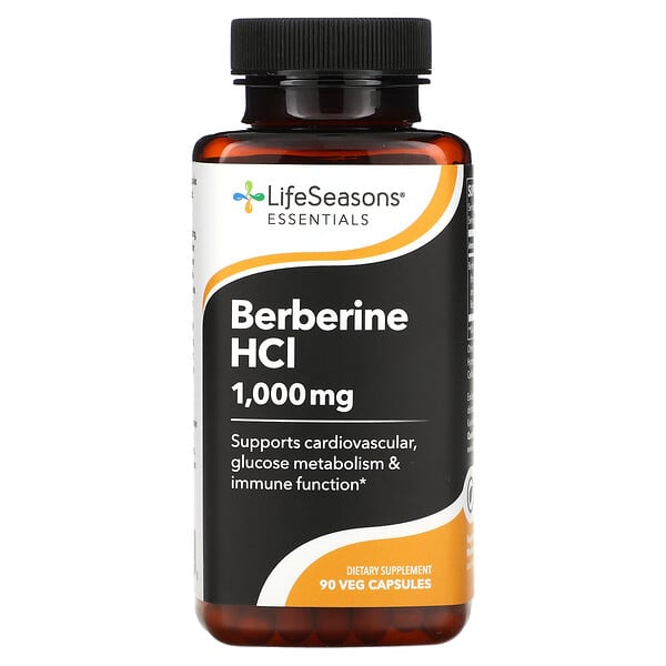 LifeSeasons Berberine HCl 1.000 mg 90 viên 333 mg/viên 810034441560