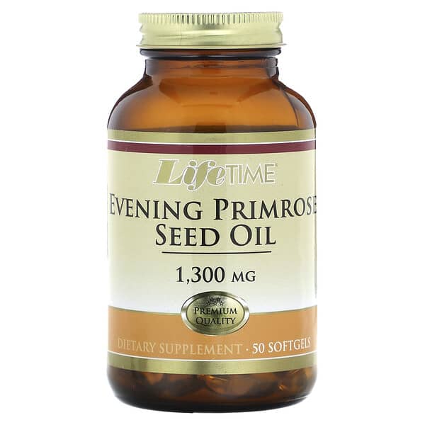 LifeTime Vitamins Evening Primrose Seed Oil 1.300 mg 50 viên 053232650512