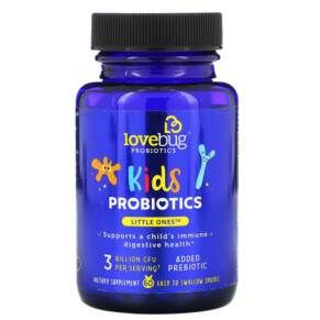 Thực phẩm bổ sung LoveBug Probiotics Kids Probiotics Little Ones 3 Billion CFU 60 Easy To Swallow Spheres 861383000311