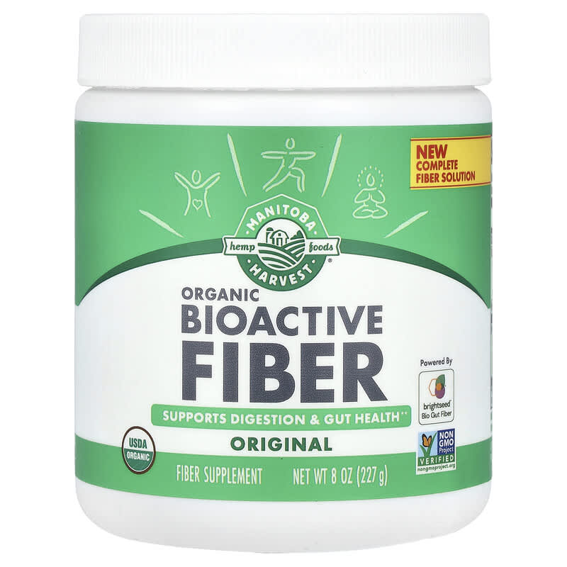 Manitoba Harvest, Organic Bioactive Fiber, Original, 8 oz (227 g) 697658201875