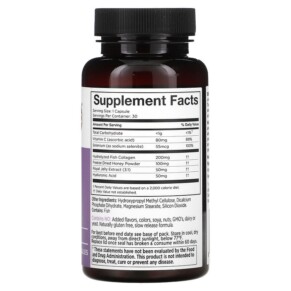 Viên uống làm đẹp da Manuka Doctor Collagen & Mật ong Manuka 30 viên 3 Thành phần vi chất của Manuka Doctor Radiant Beauty Collagen + Manuka Honey 30 Capsules 810057720437