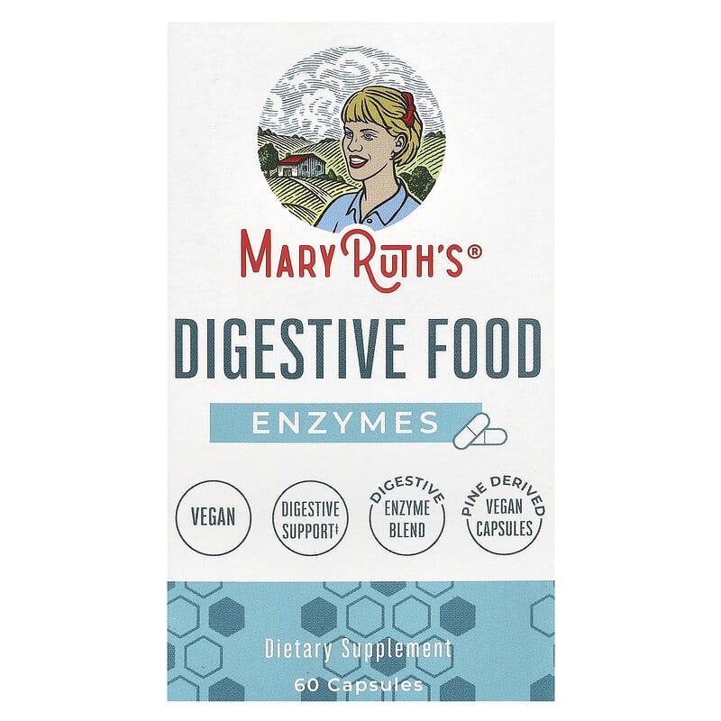 MaryRuth's, Digestive Food Enzymes, 60 viên 856645008259